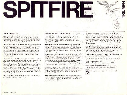 Triumph- Spitfire MK IV (USA/CAN)(R&uuml;ckseite)